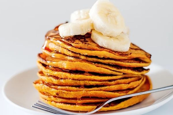 2-Ingredient Sweet Potato Pancakes