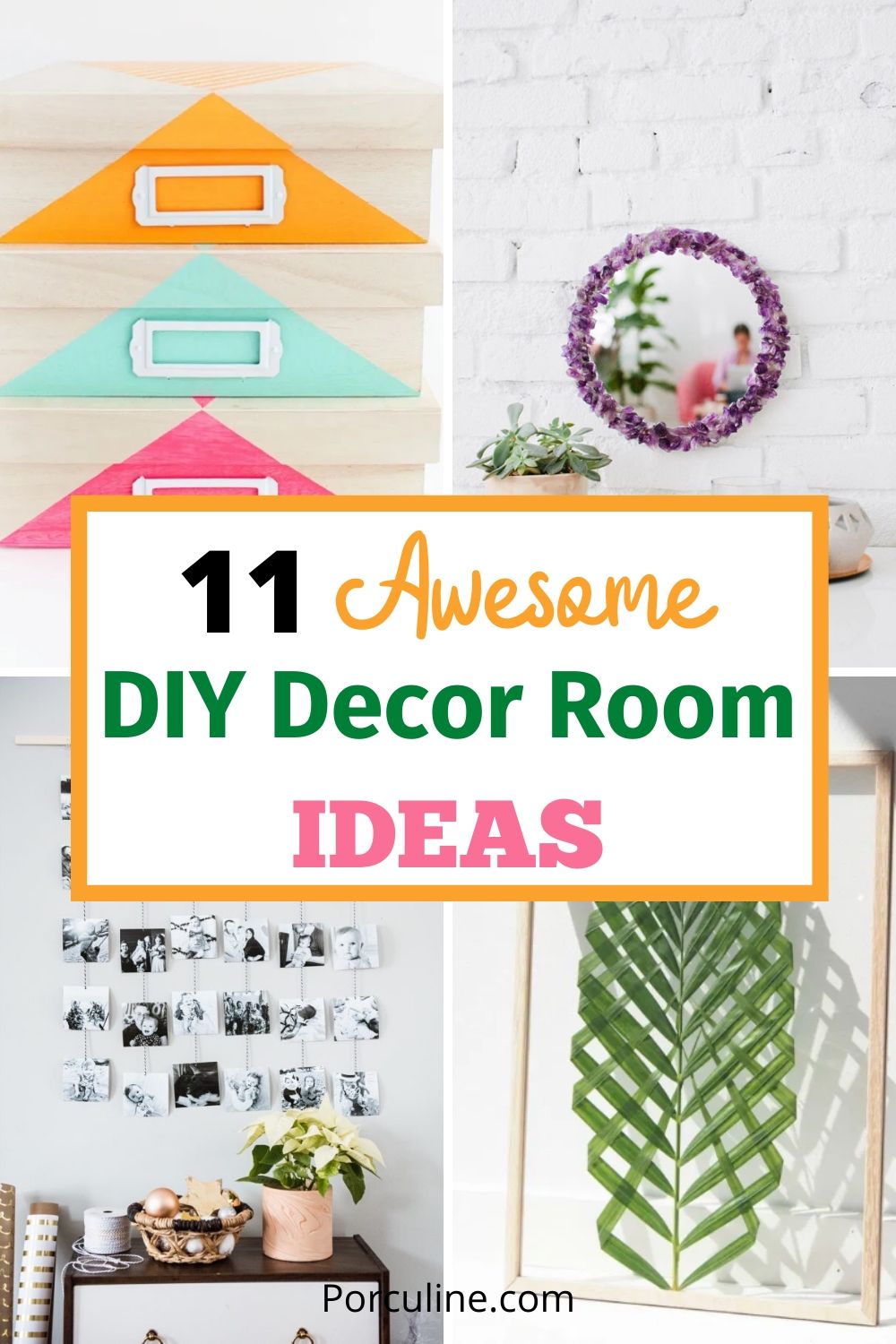 11 Awesome DIY Room Decor Ideas Pinterest Post