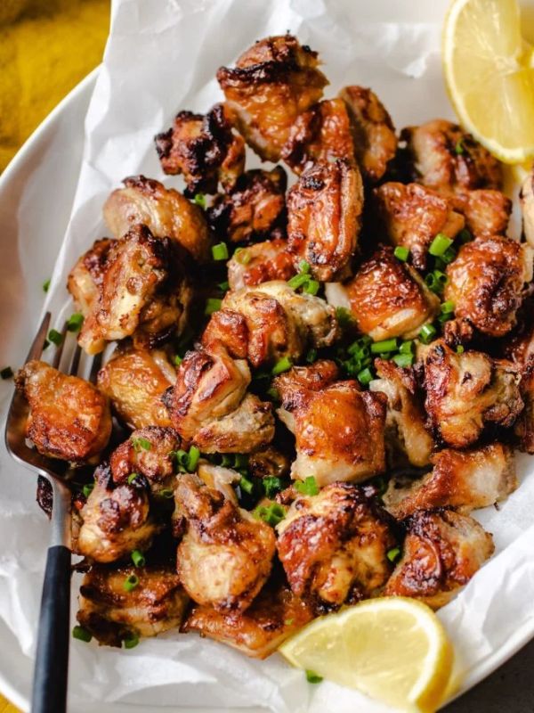 Air Fryer Lemon Chicken Bites