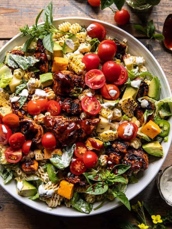 BBQ Chicken Ranch Pasta Salad