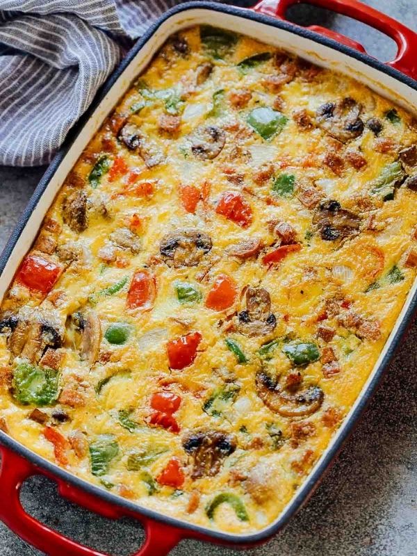 Baked Denver Omelet Breakfast Casserole