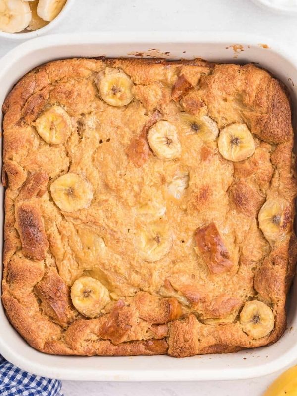 Banana Bread Breakfast Casserole