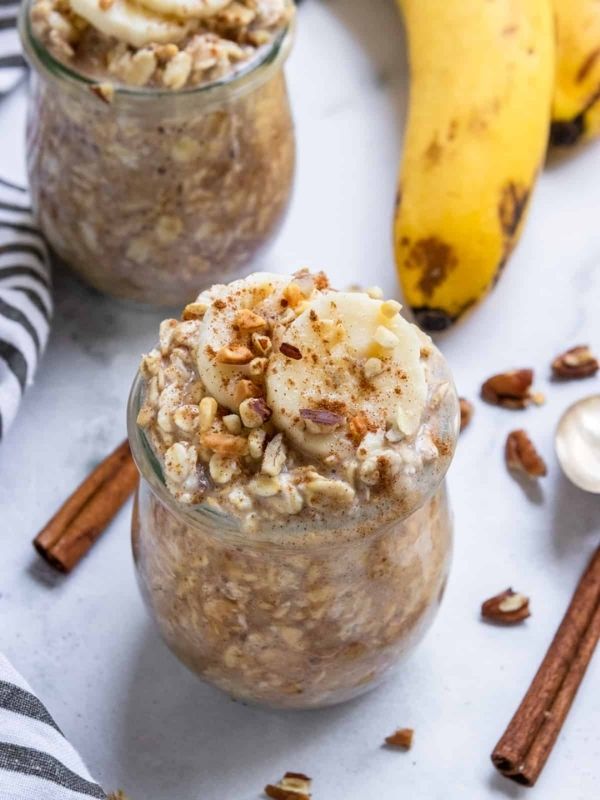 Banana Bread Overnight Oats