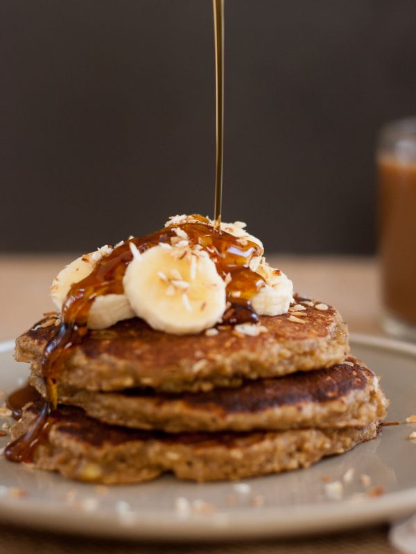 Banana Oat Pancakes