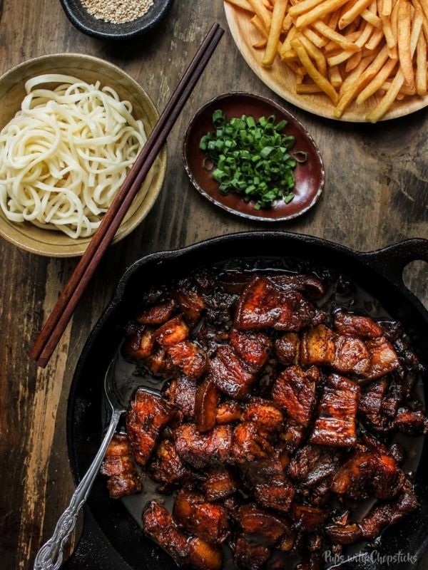 Beer Braised Pork Belly