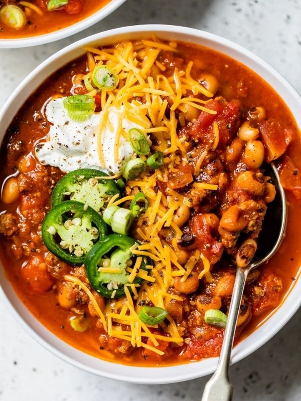 Black Eyed Peas Beer Chili