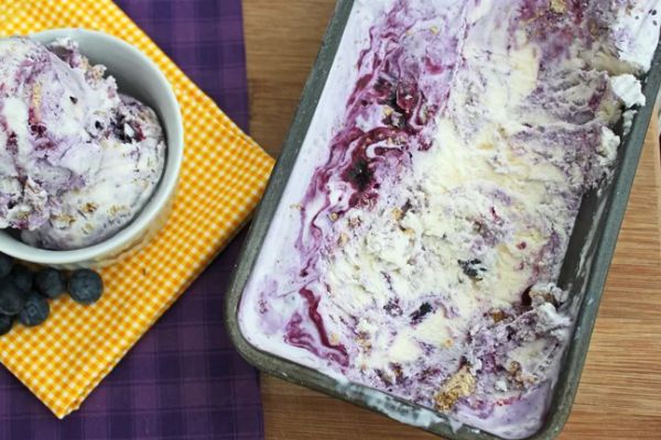 Blueberry Cheesecake Ice Cream