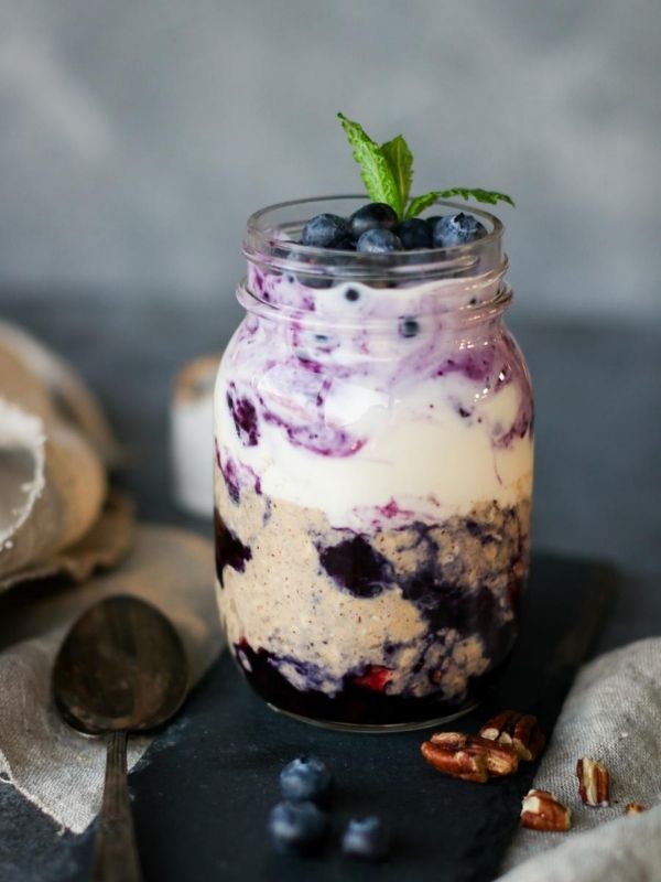 Blueberry Muffin Overnight Oats