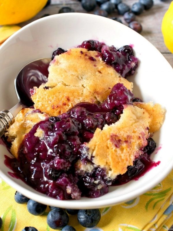 Blueberry Pudding Cake