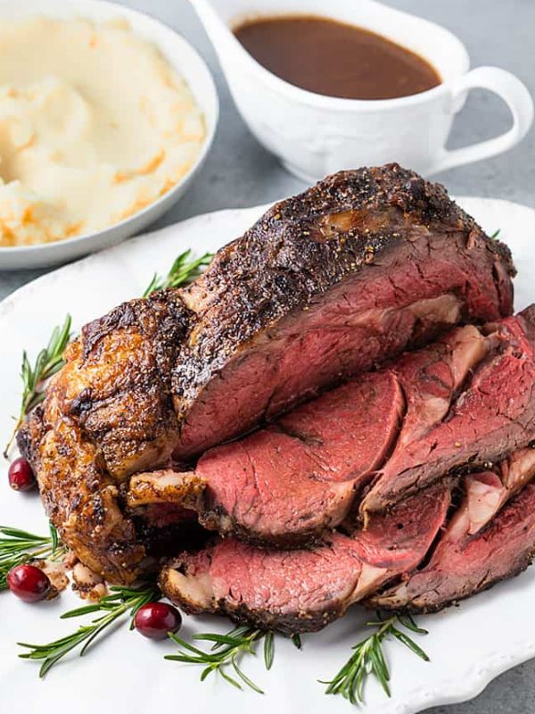 Boneless Prime Rib with Au Jus