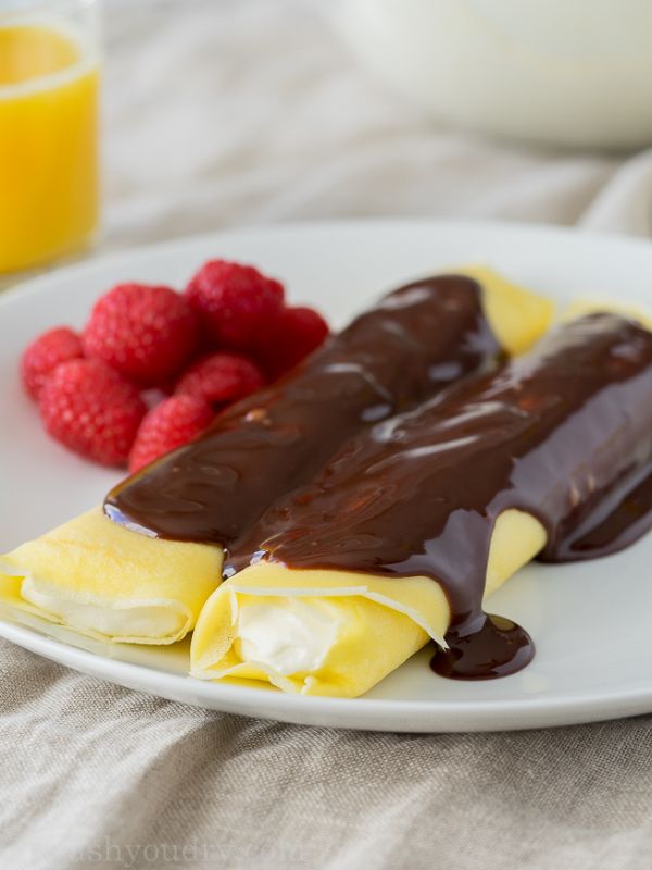 Boston Cream Pie Crepes