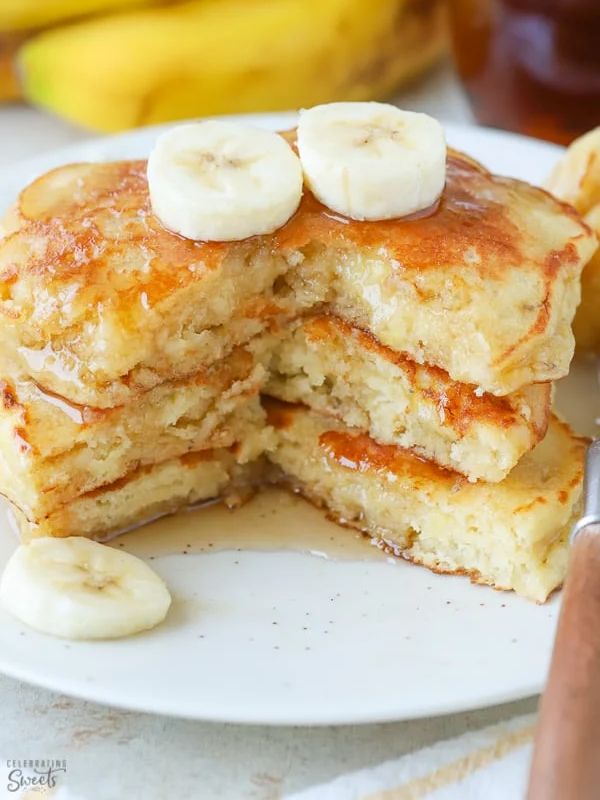 Brown Sugar Banana Pancakes