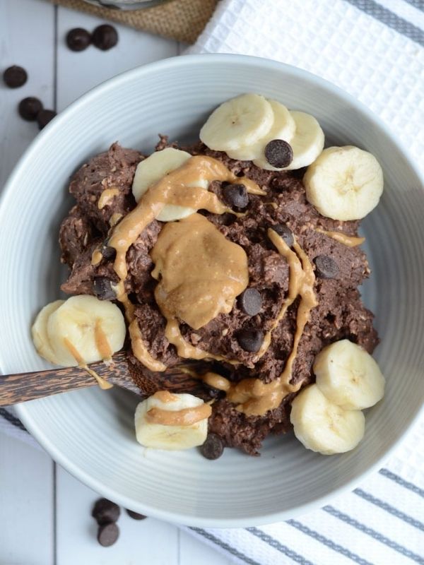 Brownie Batter Overnight Protein Oats