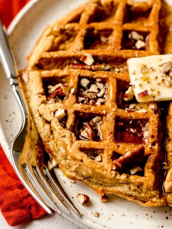 Carrot Cake Waffles