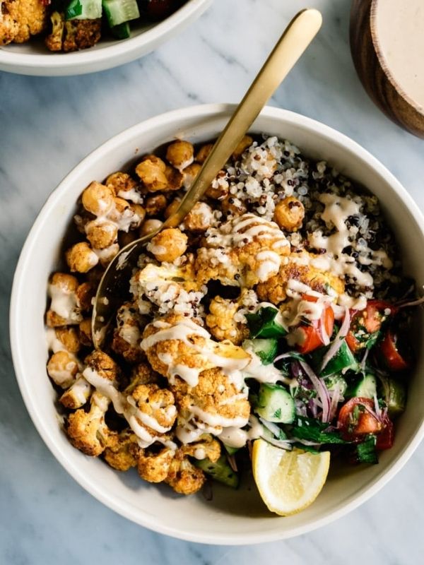 Cauliflower Shawarma Grain Bowl