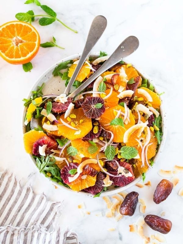 Citrus Salad with Dates and Pistachios