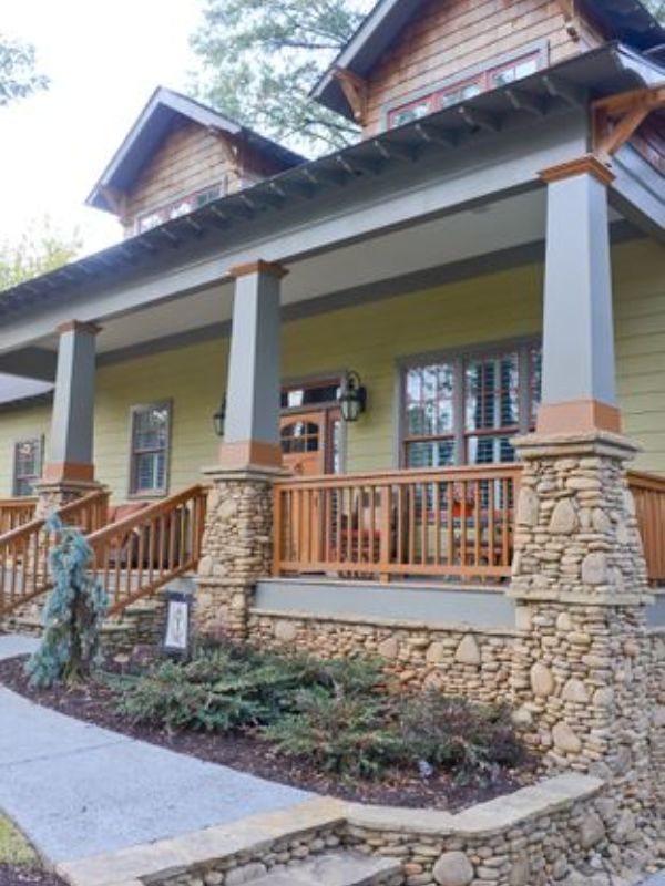 Craftsman Front Porch Railing