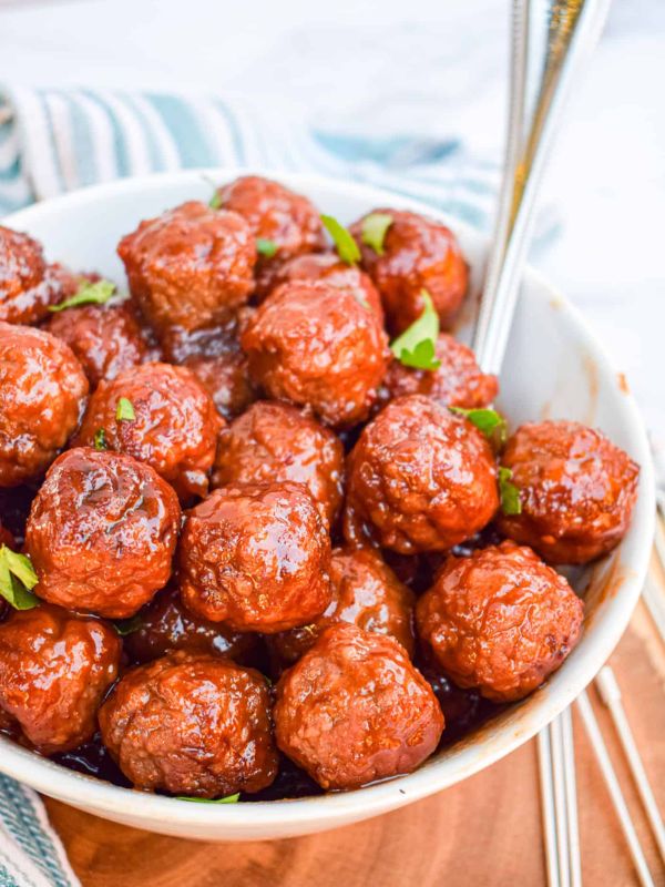 Cranberry Bourbon Meatballs