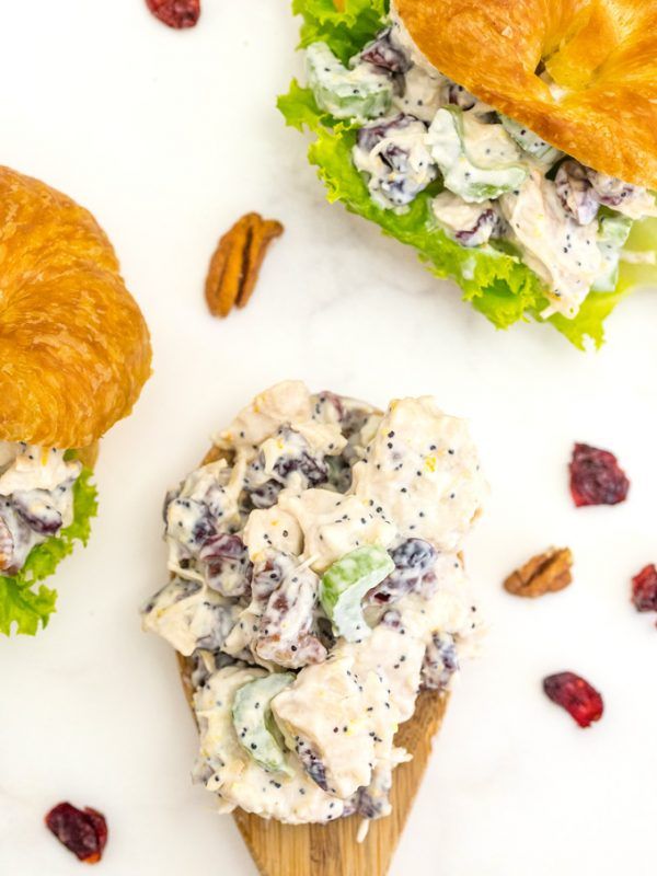 Cranberry Chicken Salad with Pecans