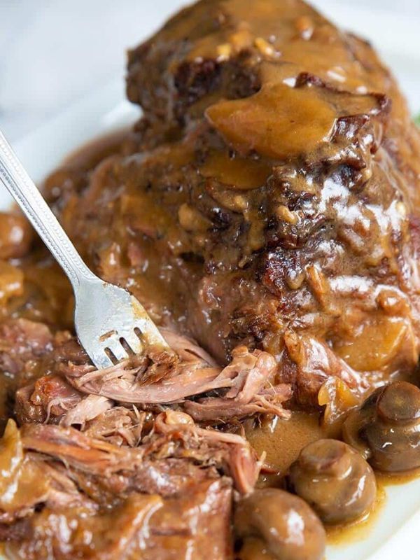 Creamy Mushroom Beef Chuck Roast