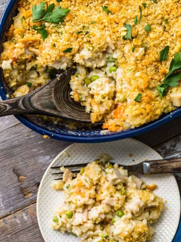 Creamy Turkey Rice Casserole