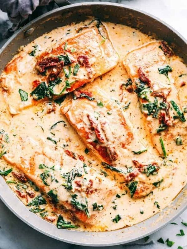 Creamy Tuscan Garlic Salmon