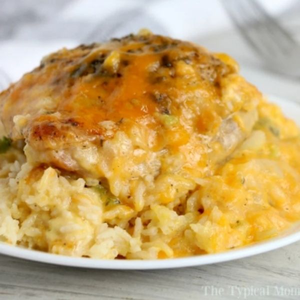 Crockpot Cheesy Chicken and Rice