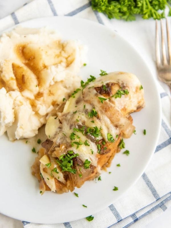 Crockpot French Onion Chicken