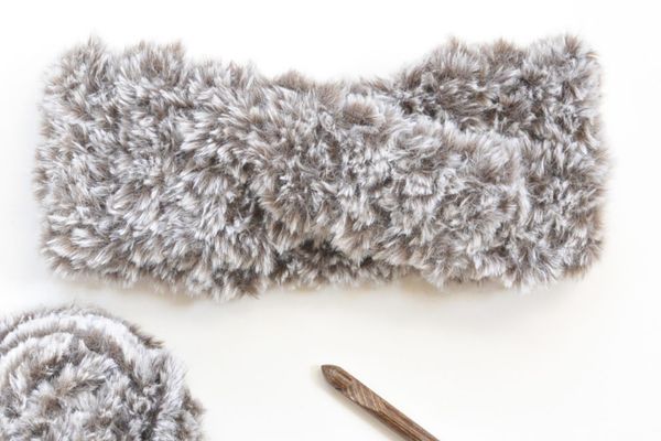 Cross Fur Headband Ear Warmer