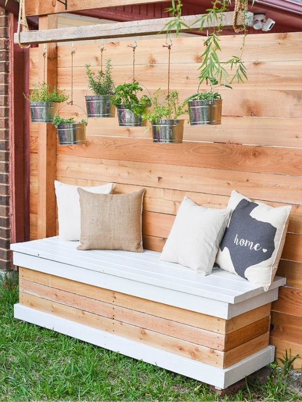 DIY Backyard Box with Hidden Storage