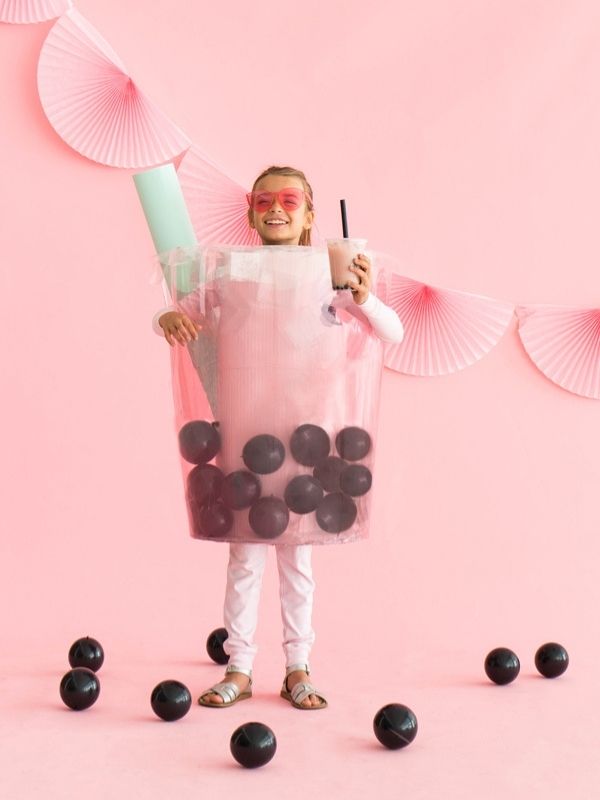 DIY Boba Tea Costume