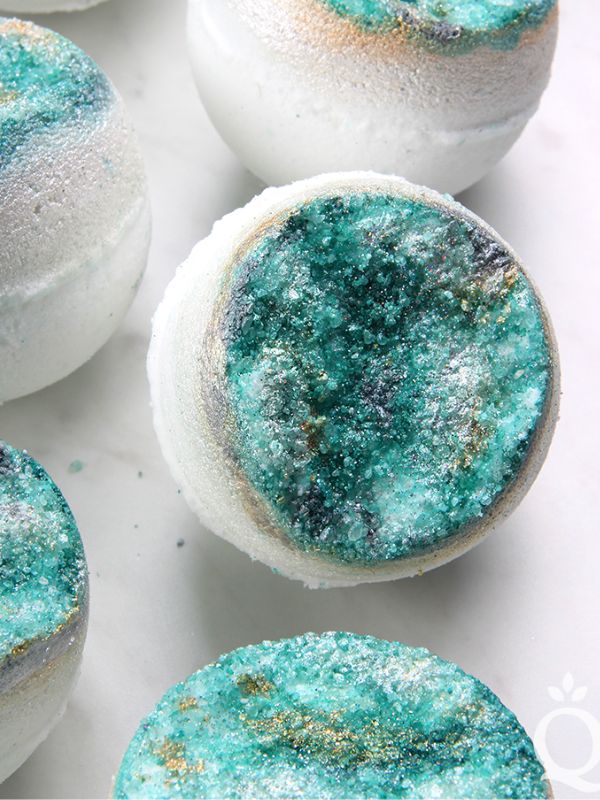 DIY Crystal Bath Bombs