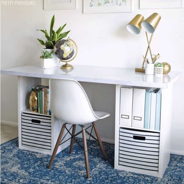 DIY Ikea Desk Hack