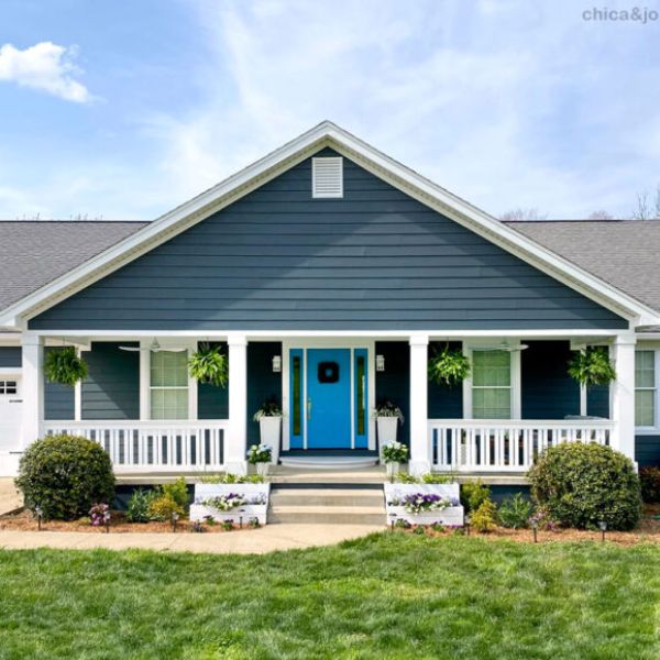 DIY Southern Front Porch Railing