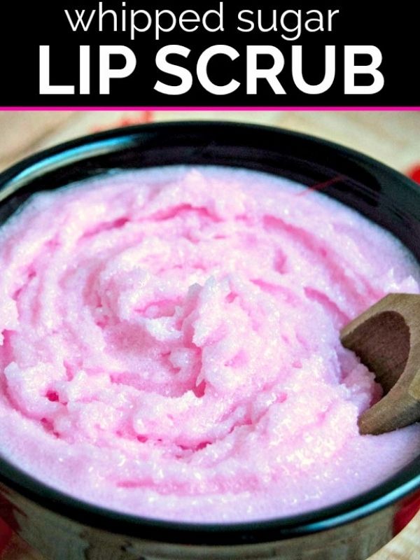 DIY Whipped Sugar Lip Scrub