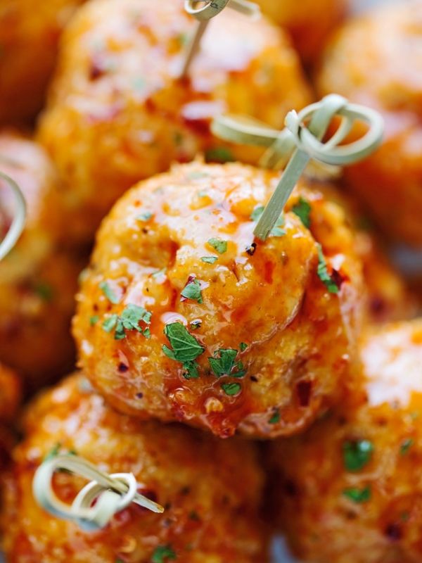 Firecracker Chicken Meatballs