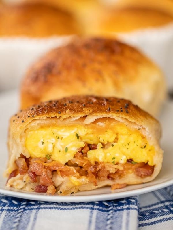 Glazed Breakfast Biscuit Bombs Image