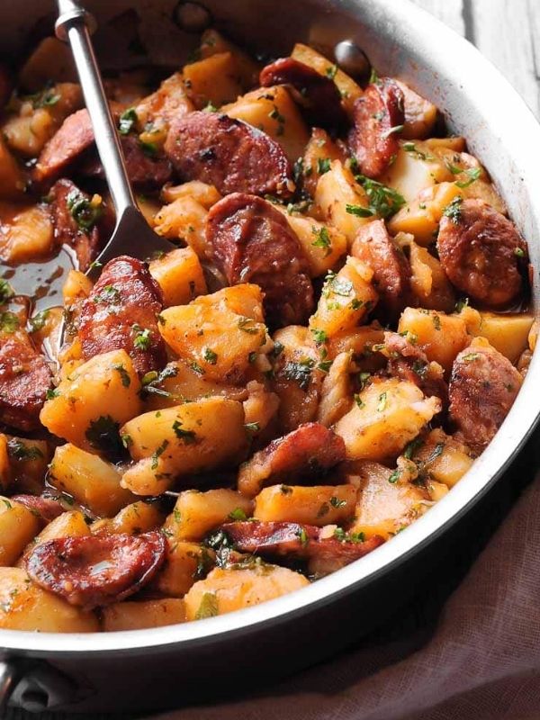 Goulash with Smoked Sausage and Potatoes