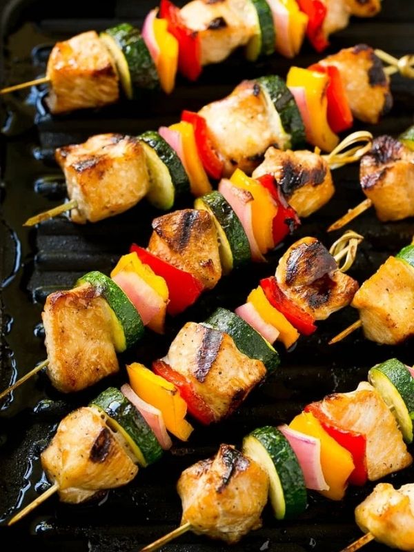 Grilled Chicken Kabobs