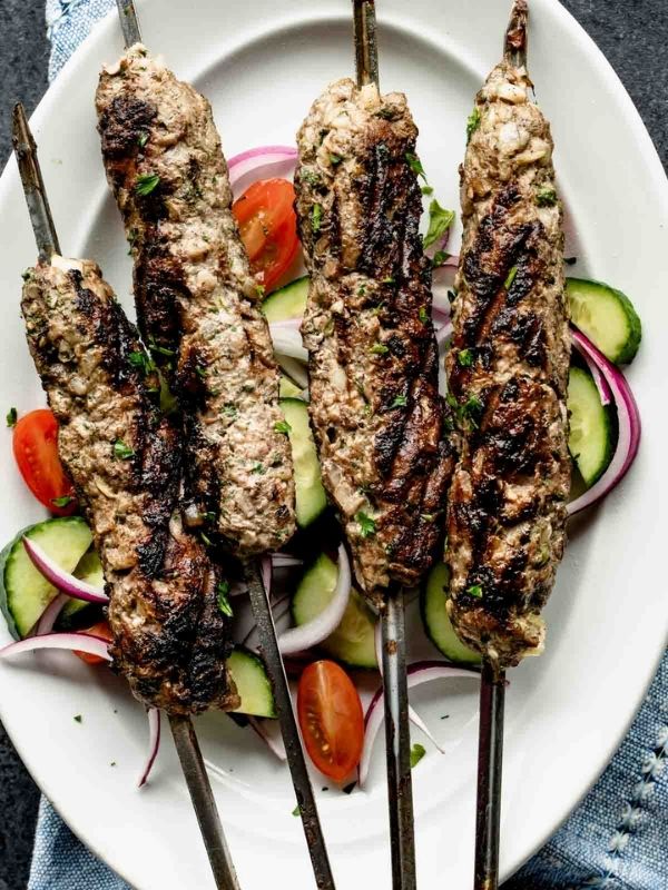 Grilled Lamb Kofta Kebabs