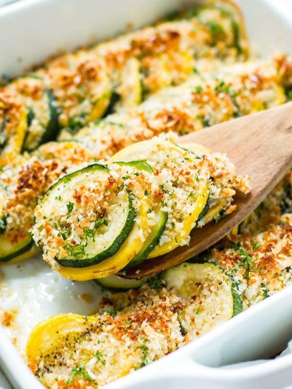 Healthy Zucchini and Squash Casserole