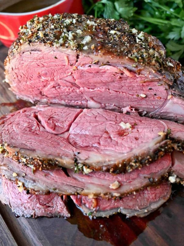 Herb Crusted Rib Eye Roast