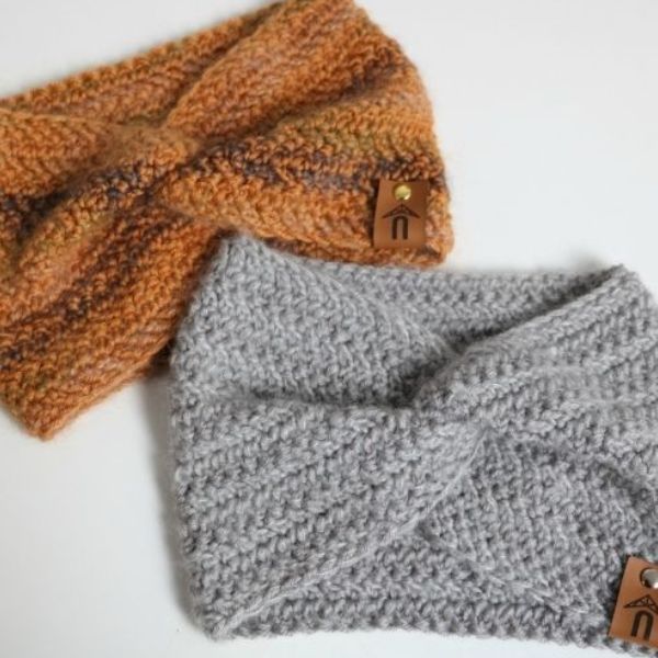 Herringbone Twist Ear Warmer