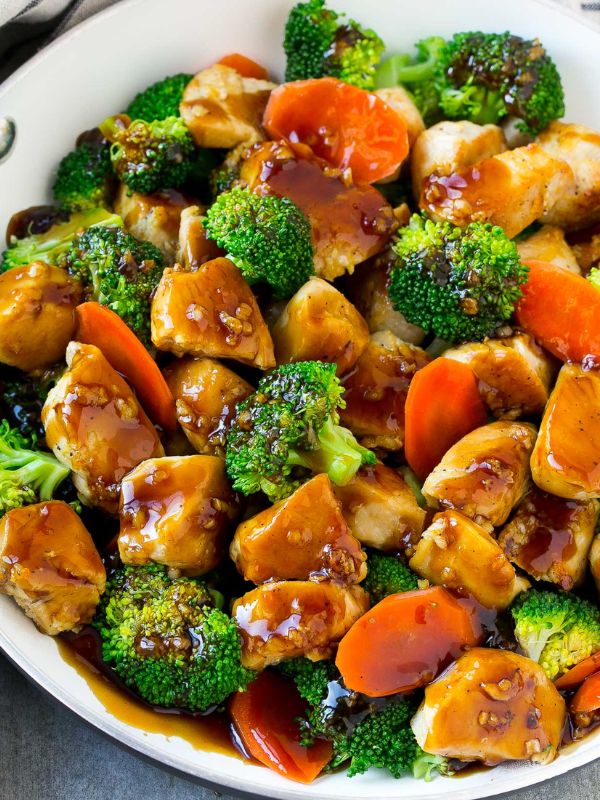 Honey Garlic Chicken Stir fry