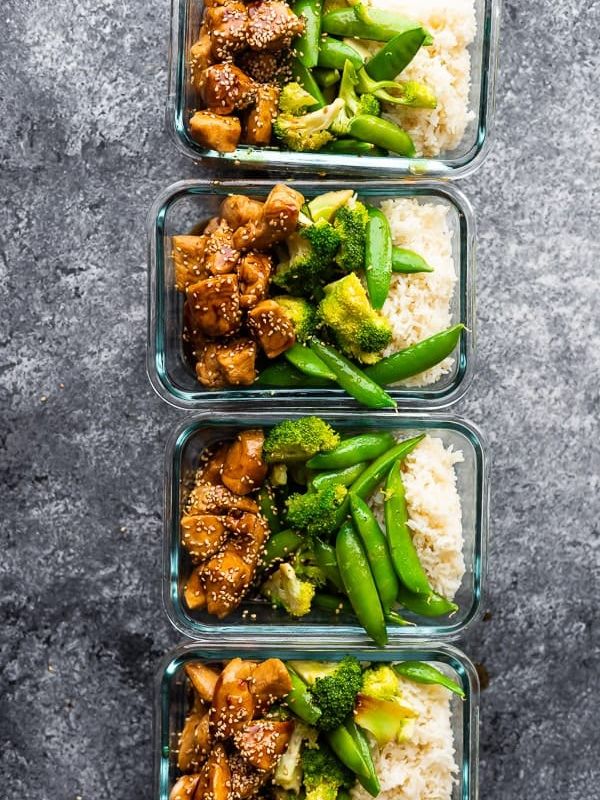 Honey Sesame Chicken Lunch Bowls