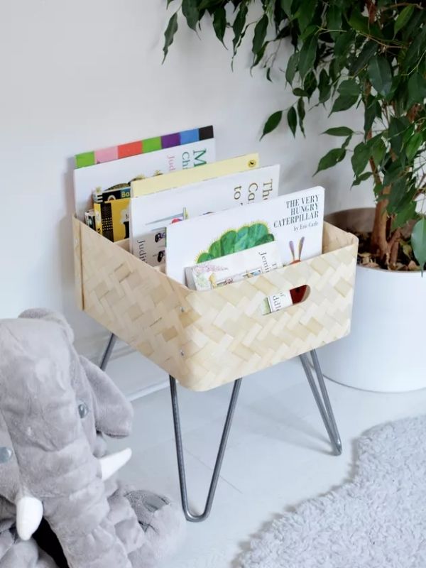 IKEA Hack DIY Book Bin