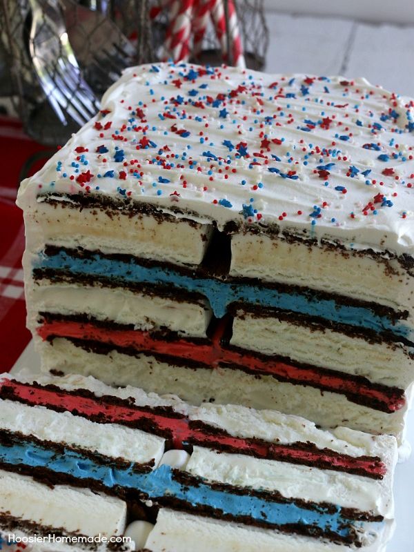 Ice Cream Sandwiches Cake