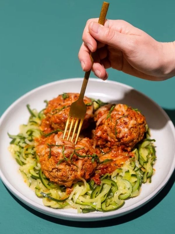 Keto Cheese-Stuffed Meatballs