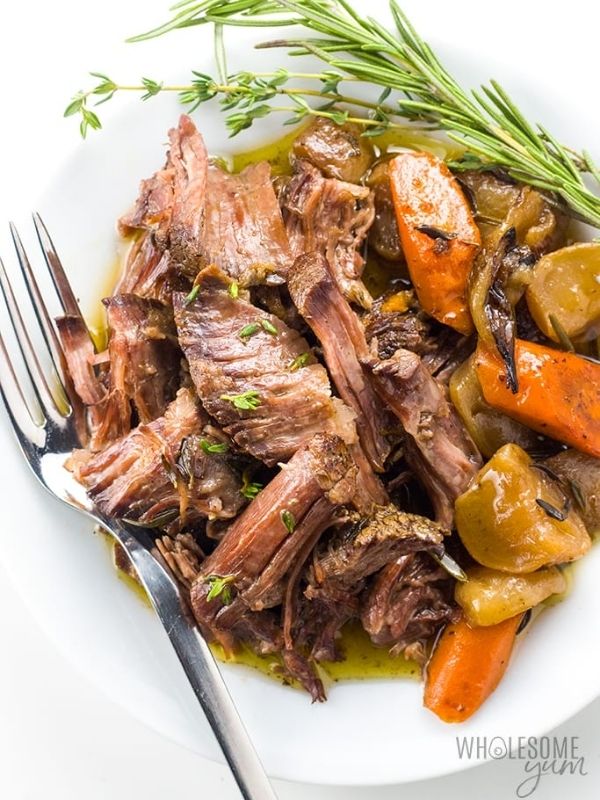 Keto Low Carb Pot Roast Slow Cooker