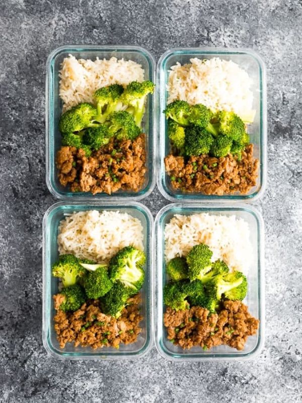 Korean Inspired Ground Turkey Meal Prep